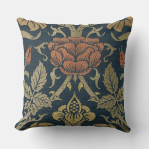 Vintage William Morris Rose and Lily Cushion
