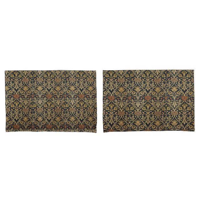 Vintage William Morris Rose and Lily Pillowcase (Front-Set)