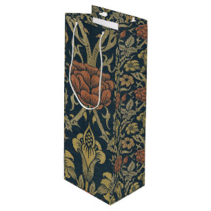 Vintage William Morris Rose and Lily Wine Gift Bag