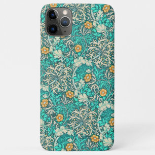 Vintage William Morris Seaweed Pattern Turquoise Case-Mate iPhone Case