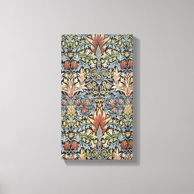Vintage William Morris Snakehead Canvas Print (Front)