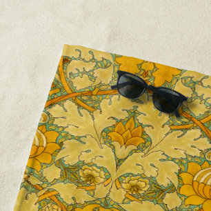 Vintage William Morris St James Palace Pattern Beach Towel