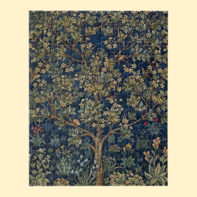 Vintage William Morris–Tree of Life  Jigsaw Puzzle (Creator Uploaded)