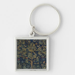 Vintage William Morris–Tree of Life  Key Ring