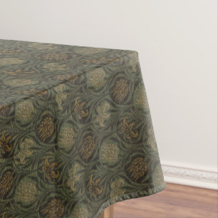 Vintage William Morris Tulip and Lily Tablecloth