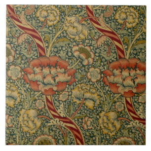 Vintage William Morris Wandle Tile