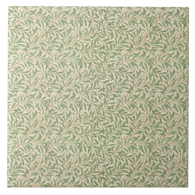 Vintage William Morris Willow Bough Tile (Front)