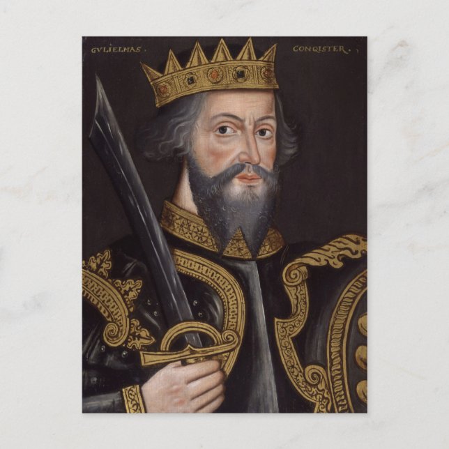 Vintage William The Conqueror Portrait Postcard (Front)