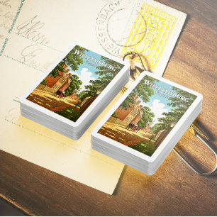 Vintage Williamsburg Virginia Playing Cards