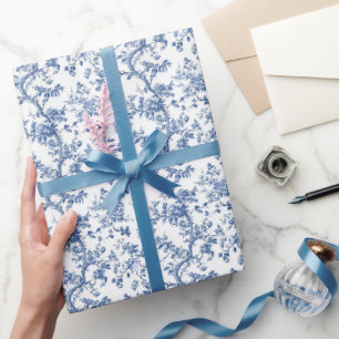 Vintage Willow Blooms Wrapping Paper
