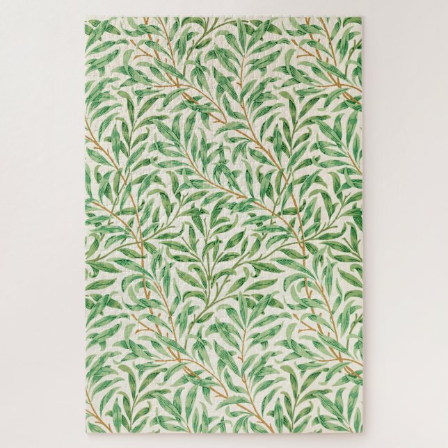 Vintage Willow Bough Ornament Illustration Jigsaw Puzzle (Vertical)