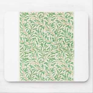 Vintage willow bough vintage illustration wall art mouse pad