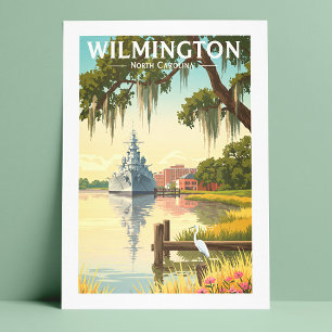 Vintage Wilmington North Carolina Postcard