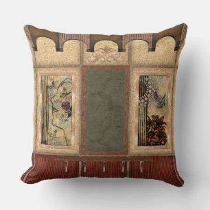 Vintage Windows Of The Soul Decorative Pillow