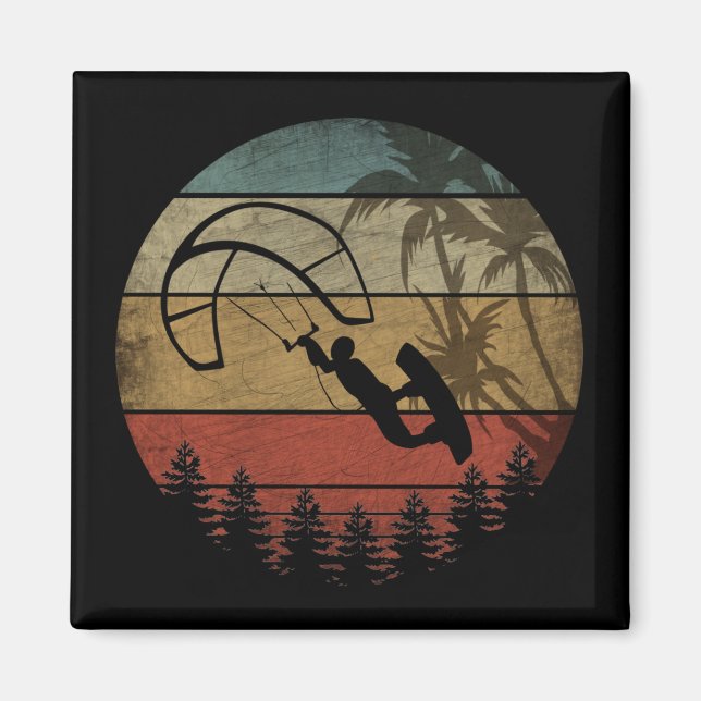 VINTAGE WINDSURFER MAGNET (Front)