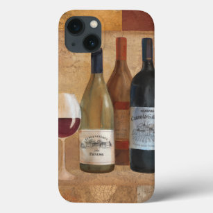 Vintage Wine Bottles and Wine Glass iPhone 13 Case