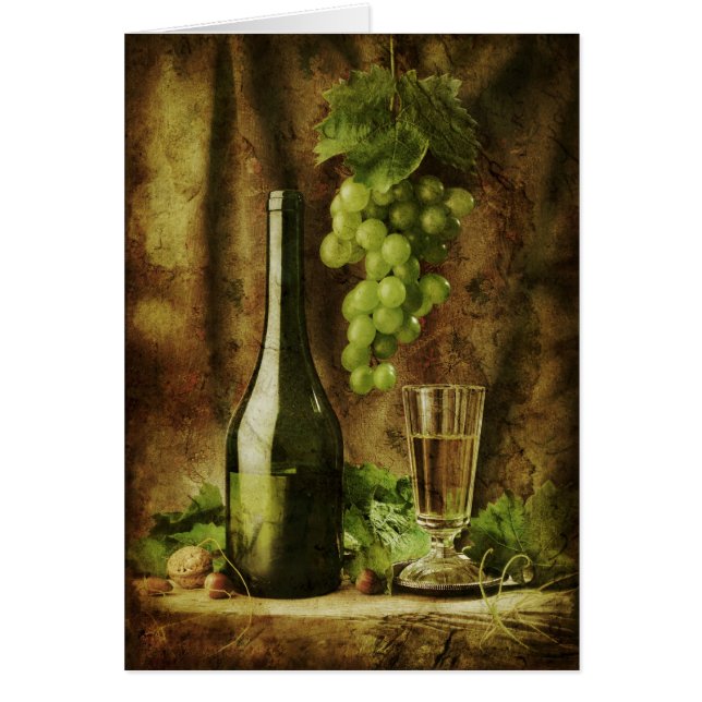 Vintage wine Card (Front)