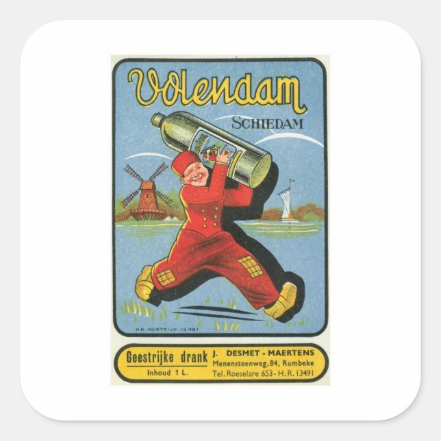 Vintage Wine Liquor Product Label (Front)