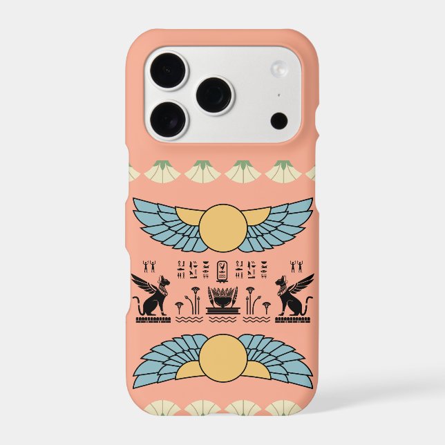 Vintage Winged Sun Geometric/Retro Art Deco (Back)