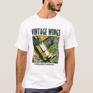 Vintage Wings, Aviation Passion T-Shirt