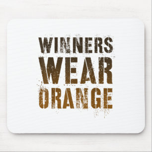 Vintage Winners Wear Orange Summer Camp Team War G Mouse Pad