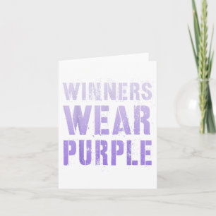 Vintage Winners Wear Purple Summer Camp Team Go Wa Card