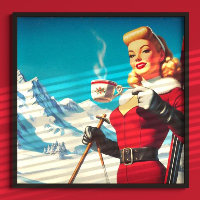 Vintage Winter Girl Poster (Creator Uploaded)
