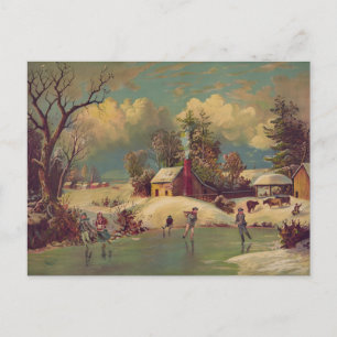 Vintage Winter Postcard