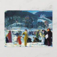 Vintage Winter Postcard