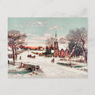 Vintage Winter Postcard