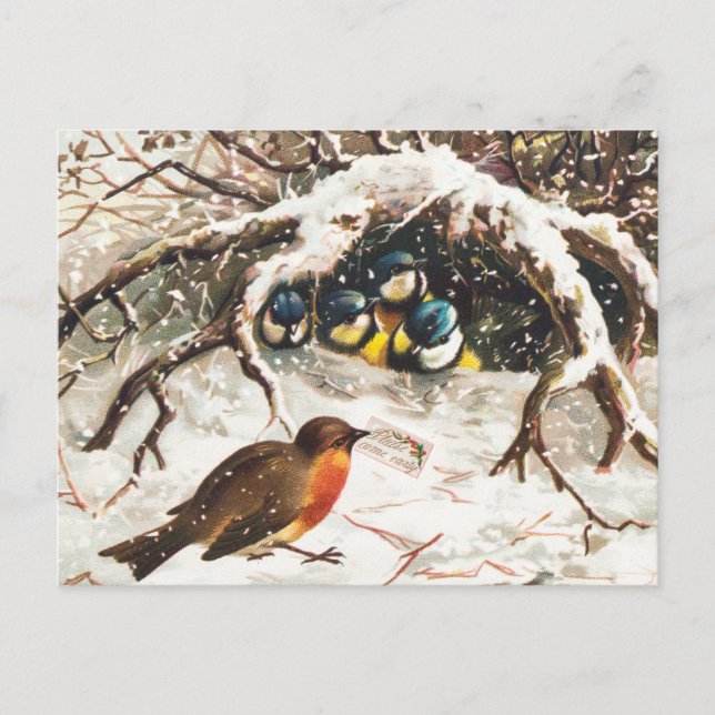 Vintage Winter Postcard (Front)