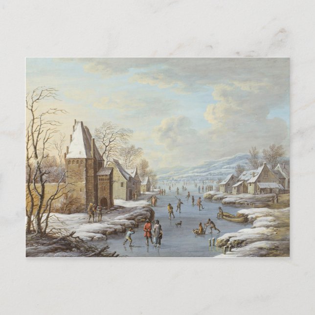 Vintage Winter Postcard (Front)