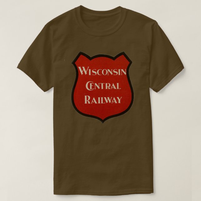 Vintage Wisconsin Central Railroad T-Shirt (Design Front)