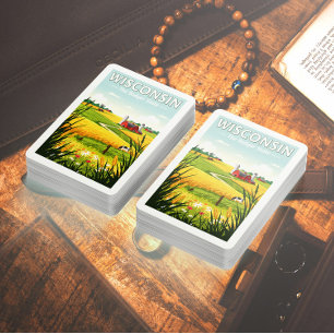 Vintage Wisconsin Playing Cards