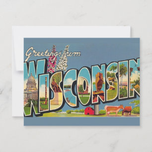 Vintage Wisconsin Postcard