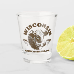 Vintage Wisconsin Shot Glass