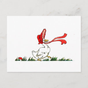 Vintage Wise Mamma Goose Postcard