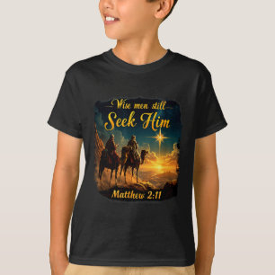 Vintage Wise Men Still Seek Him Jesus 3 Kings Chri T-Shirt