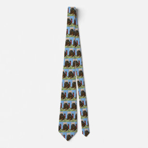 Vintage Wish I Could Fly Thanksgiving Turkey Tie