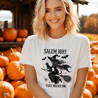 Vintage Witch 1692 Halloween Tshirt