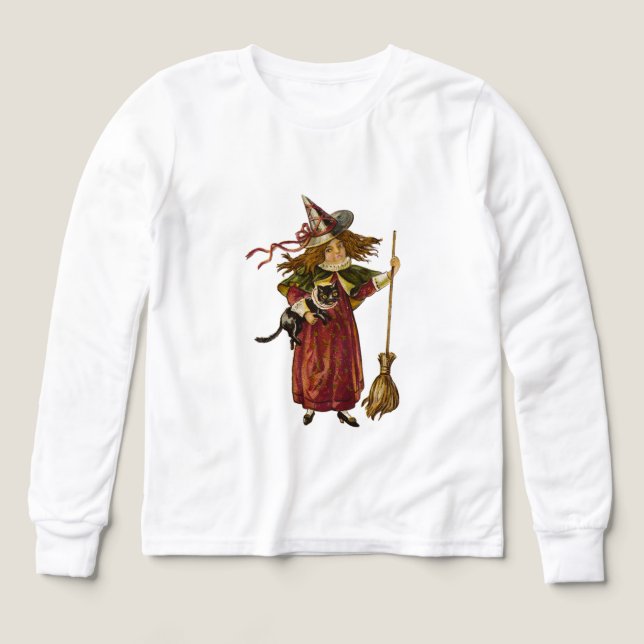 Vintage Witch and Cat (Design Front)