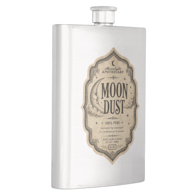 Vintage Witch Apothecary Potion Hip Flask (Right)