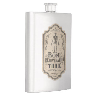 Vintage Witch Apothecary Potion Hip Flask