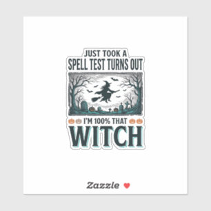 Vintage Witch DNA Humour Halloween Vector Design_1