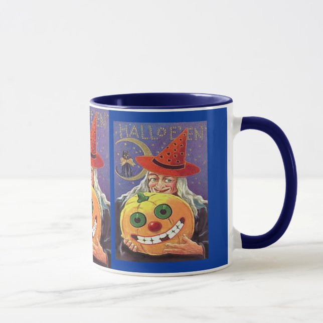Vintage Witch Halloween Mug (Right)