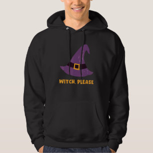 Vintage Witch Halloween Witch Costume Hoodie