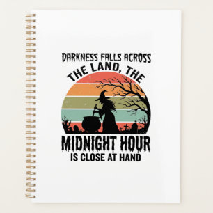 Vintage Witch Midnight Hour Halloween Design_1 Planner