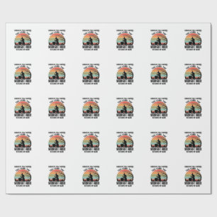 Vintage Witch Midnight Hour Halloween Design_1 Wrapping Paper