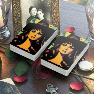 Vintage Witch Playing Cards