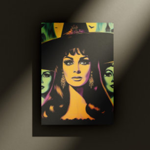 Vintage Witch Postcard